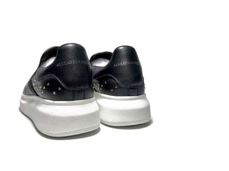 Alexander McQueen Sneakers Leather Little Stars Black Men 3