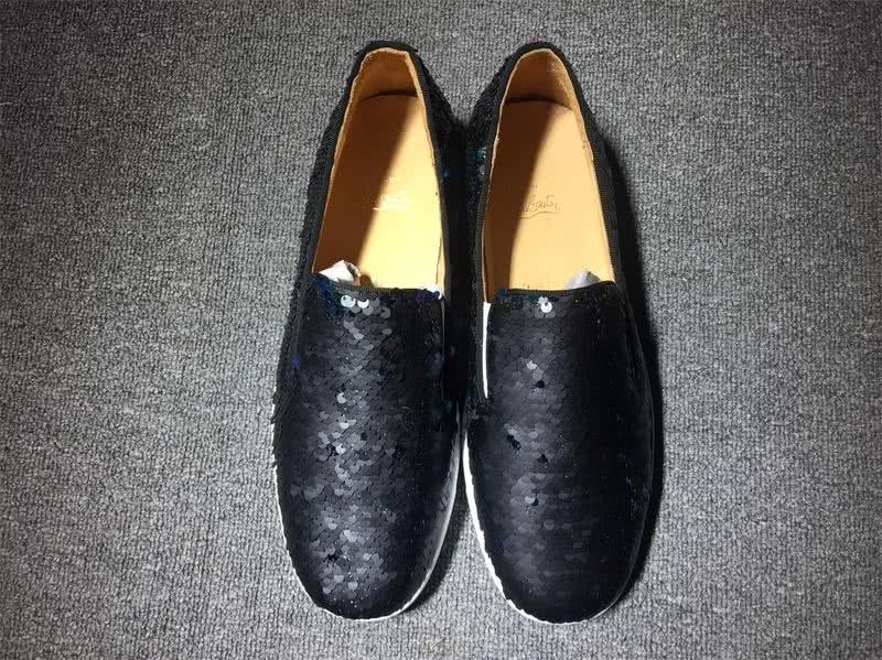 Christian Louboutin Flat Black Shoes Men Women 3