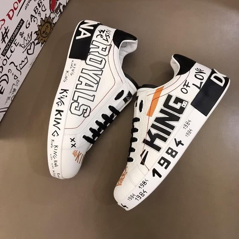 Dolce & Gabbana Sneakers Letters White And Black Men 3