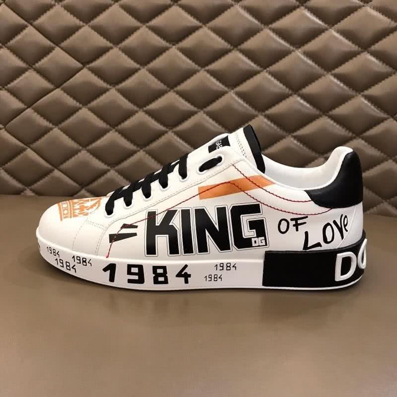 Dolce & Gabbana Sneakers Letters White And Black Men 5