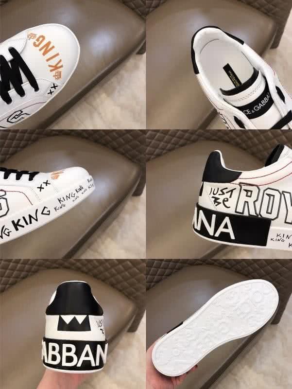 Dolce & Gabbana Sneakers Letters White And Black Men 9