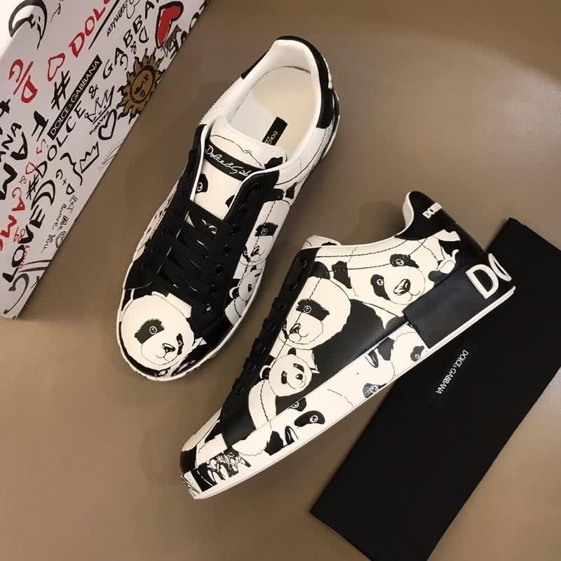 Dolce & Gabbana Sneakers Pandas White Black Men 1