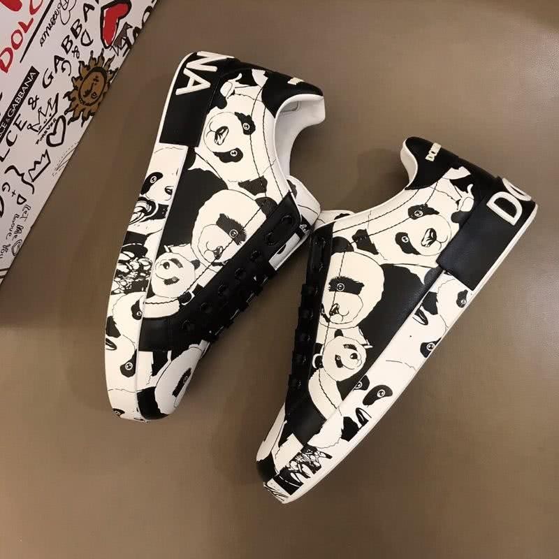 Dolce & Gabbana Sneakers Pandas White Black Men 3
