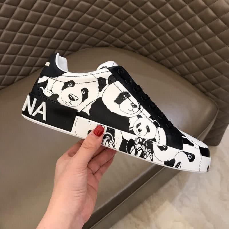Dolce & Gabbana Sneakers Pandas White Black Men 6