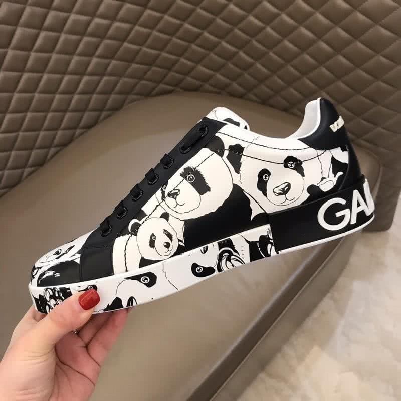 Dolce & Gabbana Sneakers Pandas White Black Men 8