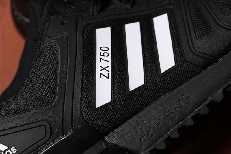 Adidas  ZX 750 Black/White Men/Women 4