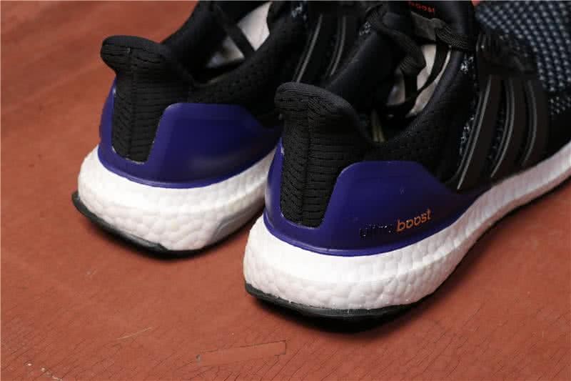 Adidas Ultra Boost  UB1.0 Men Black Blue Shoes 5