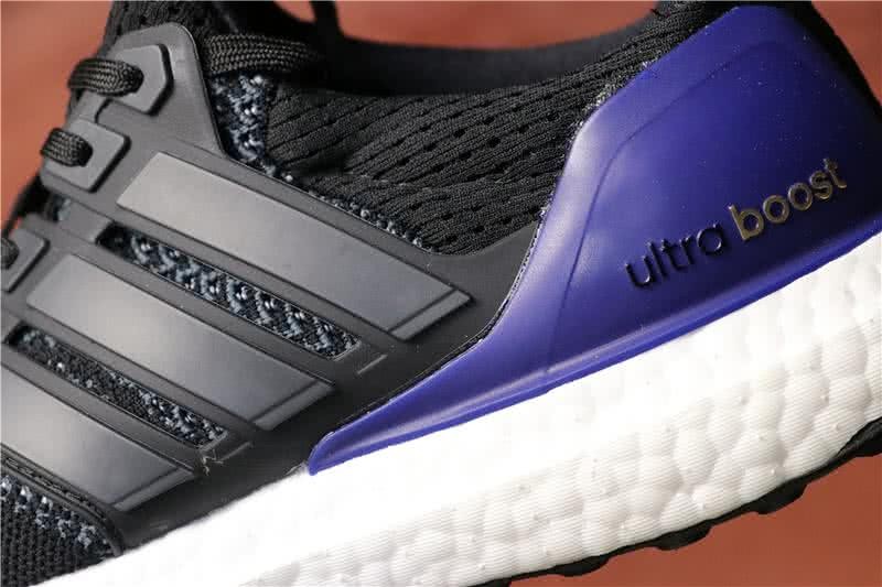 Adidas Ultra Boost  UB1.0 Men Black Blue Shoes 7