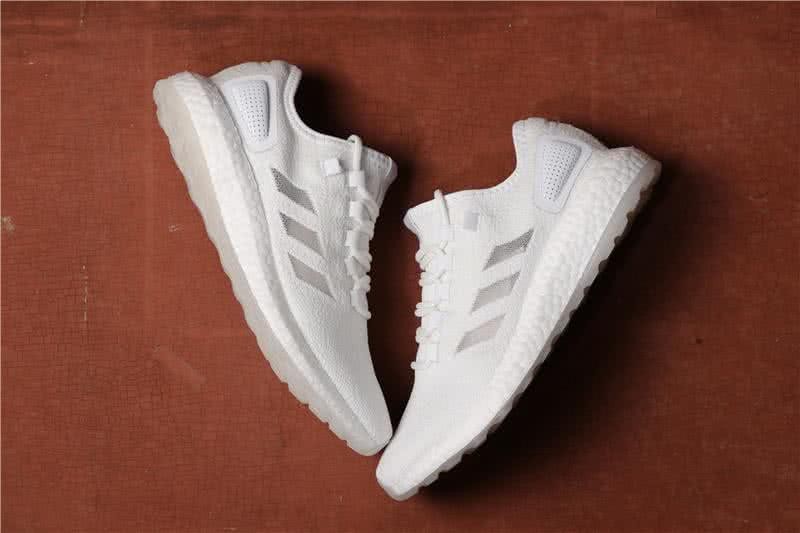Adidas Pure Boost Women Men White Shoes 4