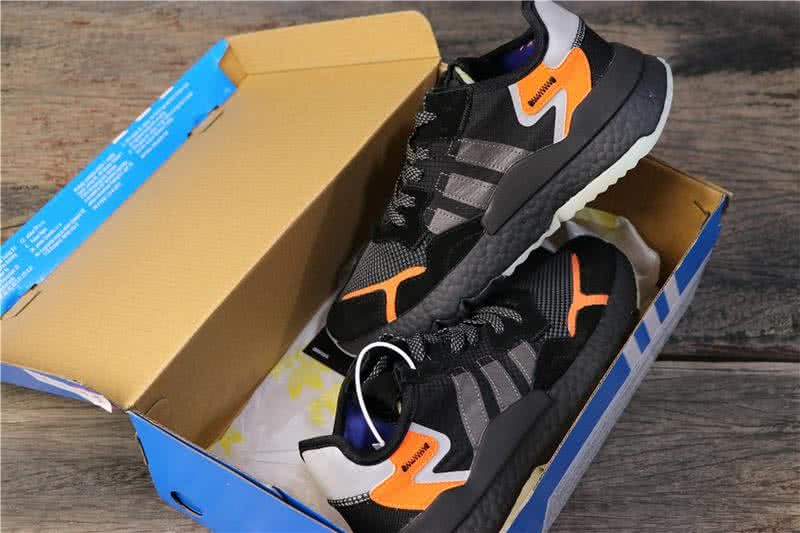 Adidas Nite Jogger Black And Orange Men 6