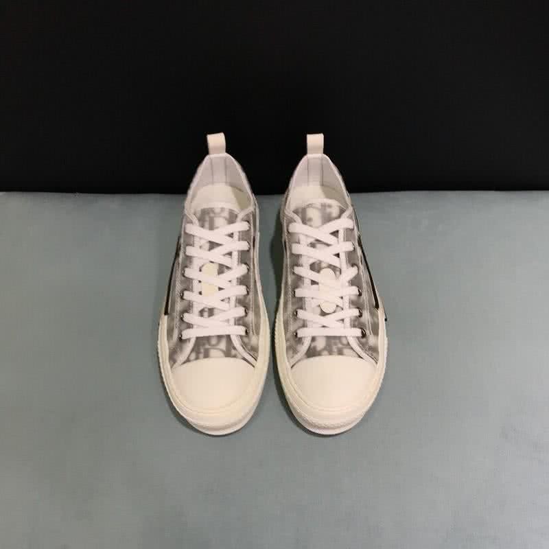 Dior Sneakers Low White Upper Black And Grey Letters Men And Women 2