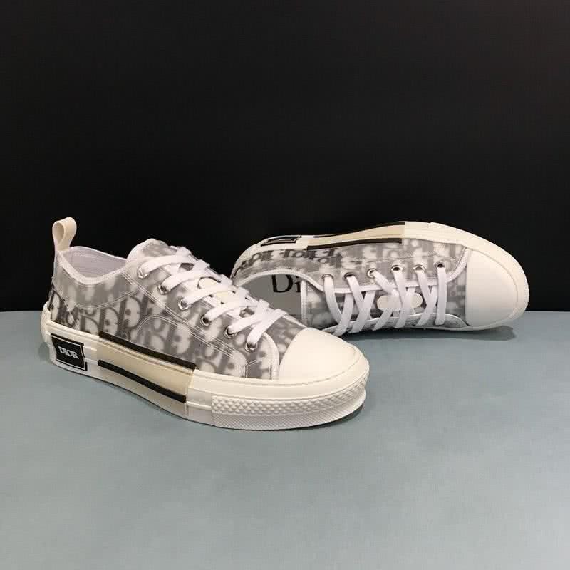 Dior Sneakers Low White Upper Black And Grey Letters Men And Women 4