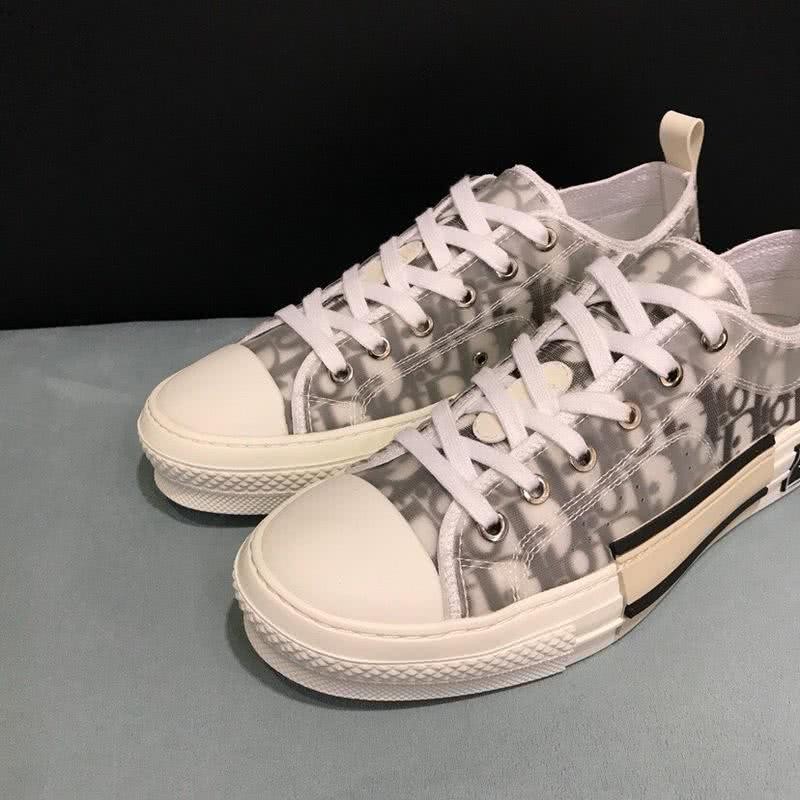 Dior Sneakers Low White Upper Black And Grey Letters Men And Women 5
