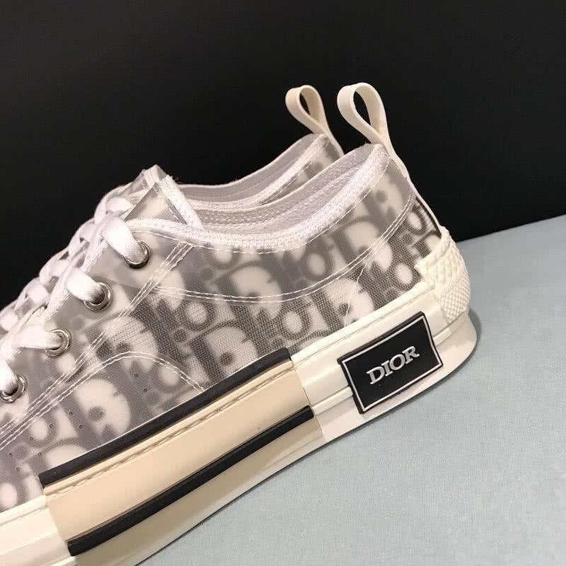 Dior Sneakers Low White Upper Black And Grey Letters Men And Women 6