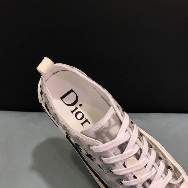 Dior Sneakers Low White Upper Black And Grey Letters Men And Women 7