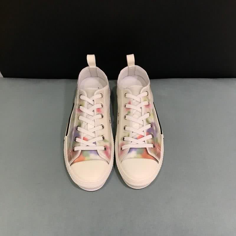 Dior Sneakers Low White Pink Purple Men And Women 2