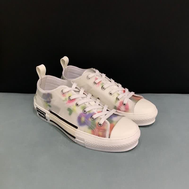 Dior Sneakers Low White Pink Purple Men And Women 3