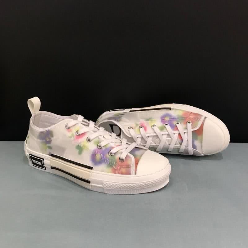 Dior Sneakers Low White Pink Purple Men And Women 4