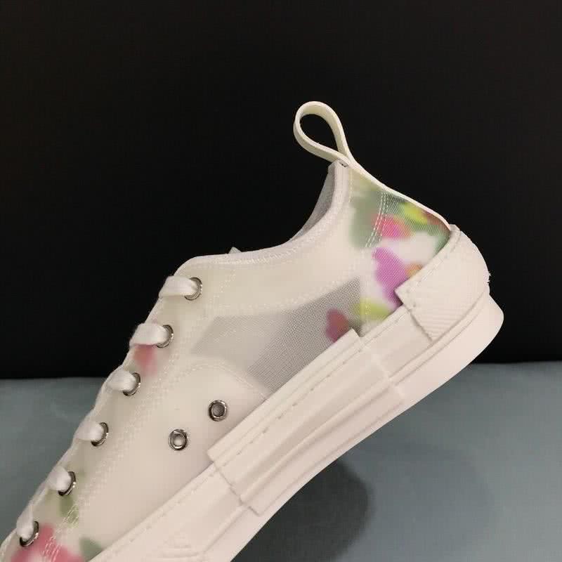 Dior Sneakers Low White Pink Purple Men And Women 6