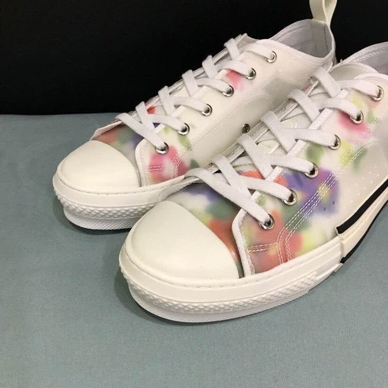 Dior Sneakers Low White Pink Purple Men And Women 7
