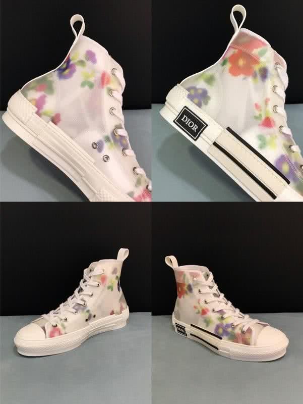 Dior Sneakers High Top Blossom White Men And Women 9