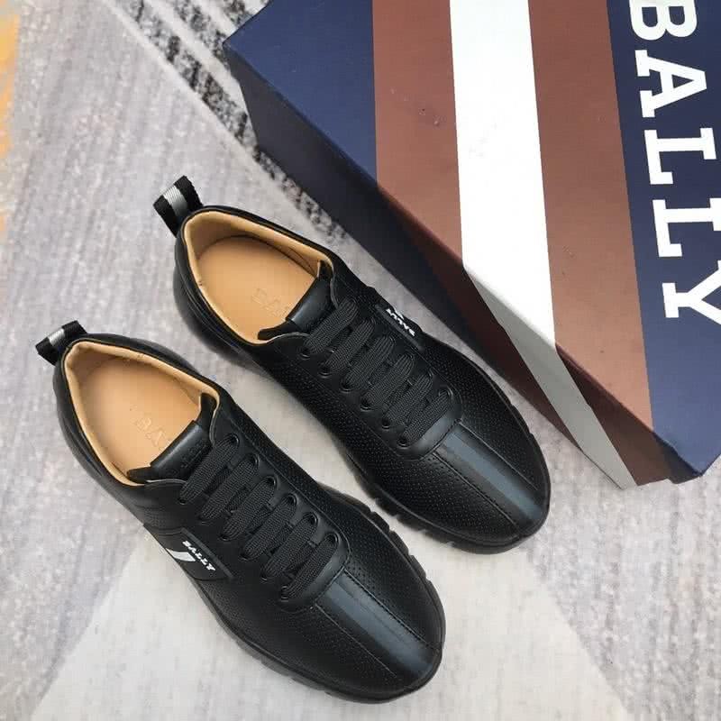Bally Fashion Sports Shoes Cowhide Black Men 2
