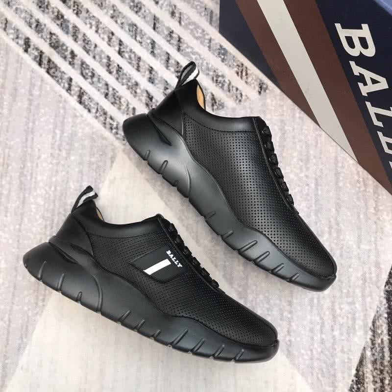 Bally Fashion Sports Shoes Cowhide Black Men 4