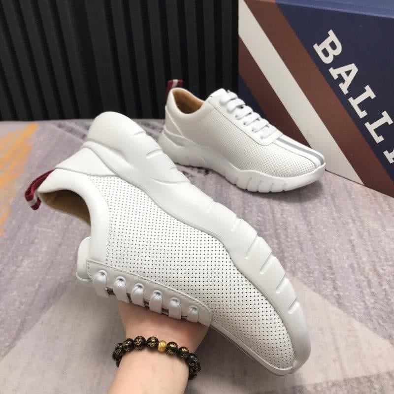 Bally Fashion Sports Shoes Cowhide White Men 5