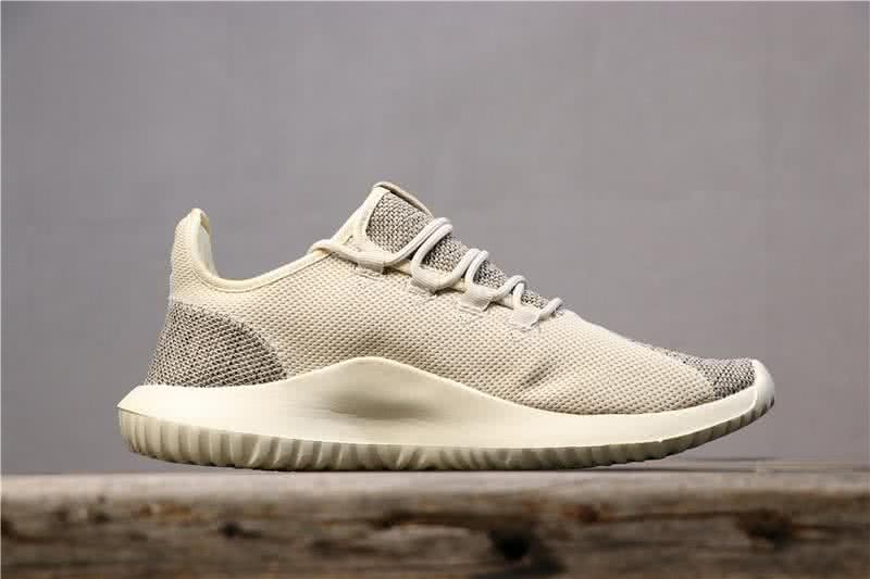 Adidas Tubular Shadow Heather Grey Upper And White Sole Men And Women 2