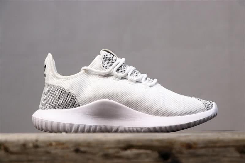 Adidas Tubular Shadow Grey Upper And White Sole Men And Women 2