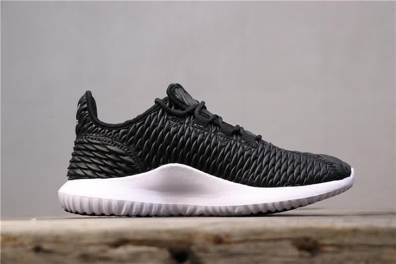 Adidas Tubular Shadow Black Upper And White Sole Men And Women 2