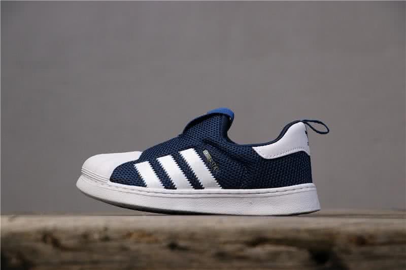Adidas SUPERSTAR 360 Ⅰ Bright Blue and White Kids 1