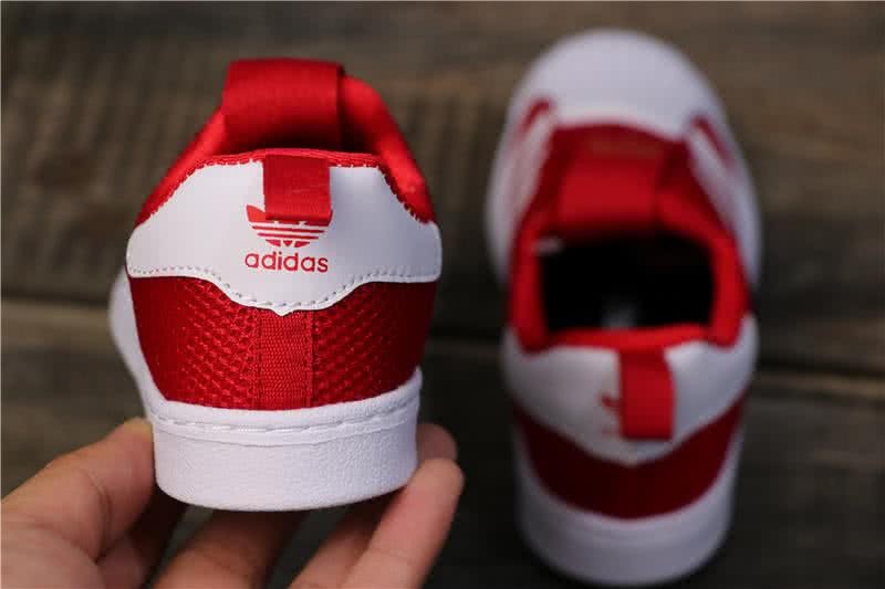 Adidas SUPERSTAR 360 Ⅰ Red and White Kids 4