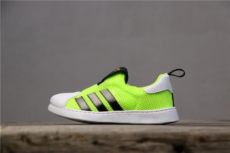 Adidas SUPERSTAR 360 Ⅰ Fluorescent Green Kids 1