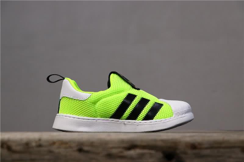 Adidas SUPERSTAR 360 Ⅰ Fluorescent Green Kids 3