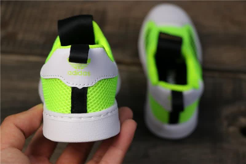 Adidas SUPERSTAR 360 Ⅰ Fluorescent Green Kids 4