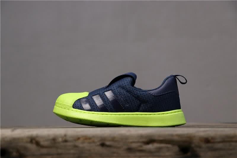Adidas SUPERSTAR 360 Ⅰ Navy Blue and Green Kids 1