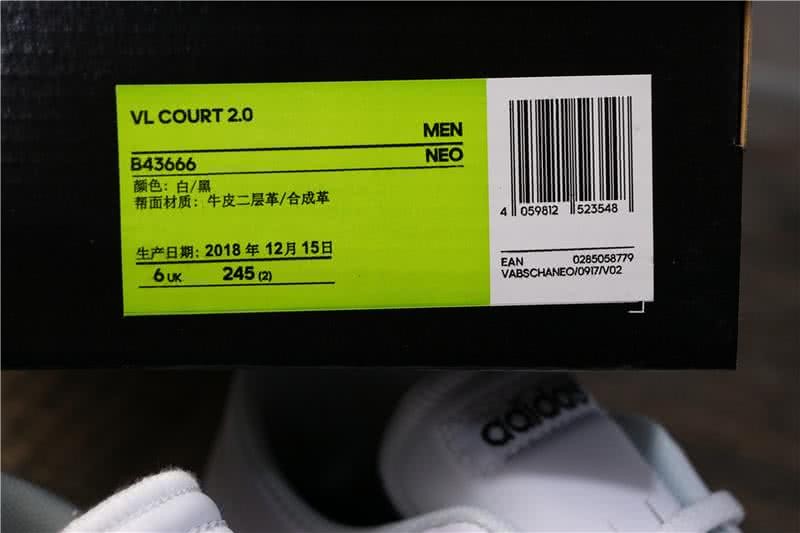 Adidas VL COURT 2.0 Neo White/Black Men 2