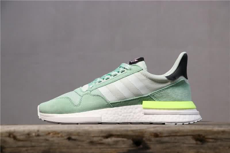 Adidas ZX500 RM Boost Green And Yellow Men And Women 1