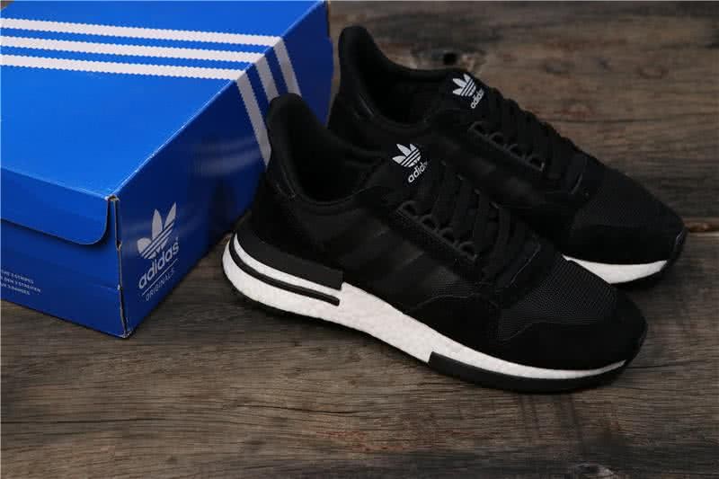 Adidas ZX500 RM Boost Black And Whire Men And Women 8