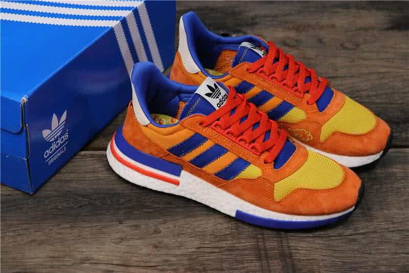 Adidas ZX500 RM Boost Orange Blue And Yellow Men And Women 8
