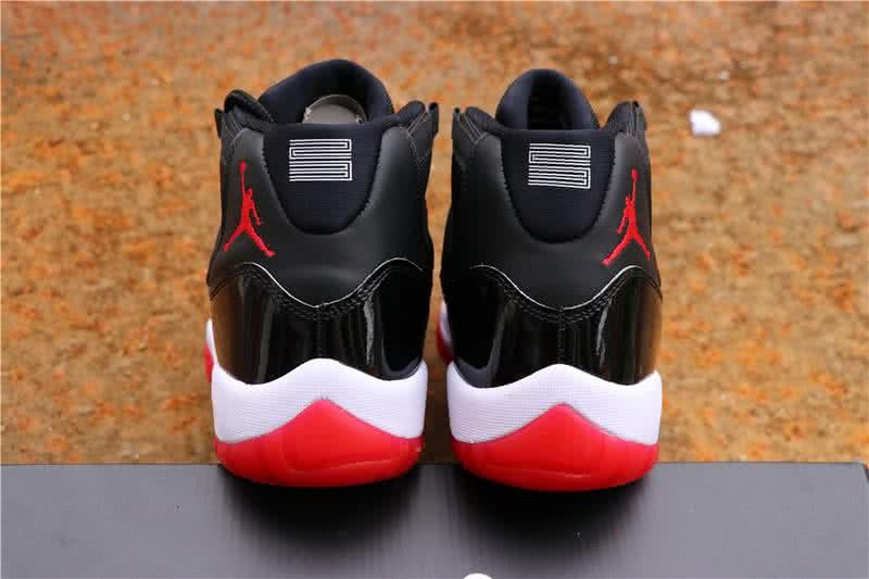 Air Jordan 11 High Top Black And Red Men 4
