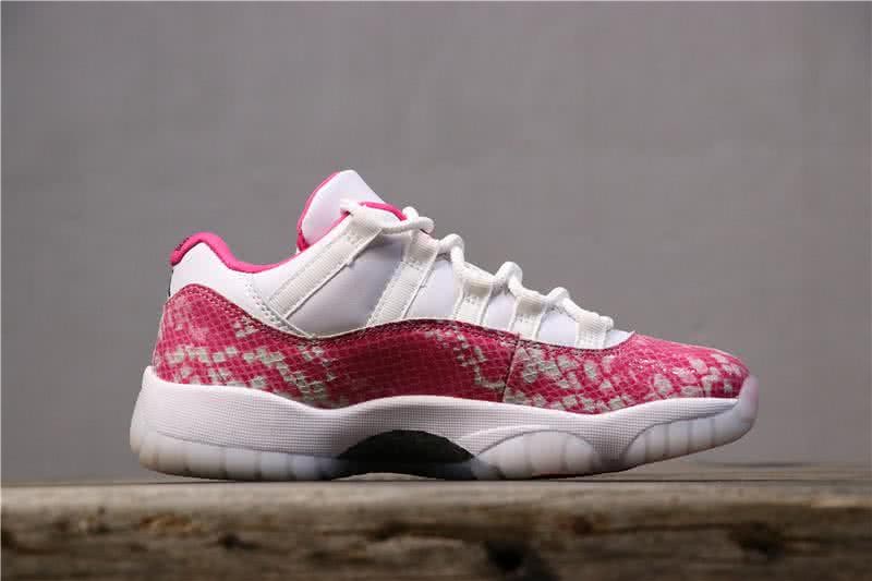 Air Jordan 11 Low WMNS Pink Snakeskin White Women 2