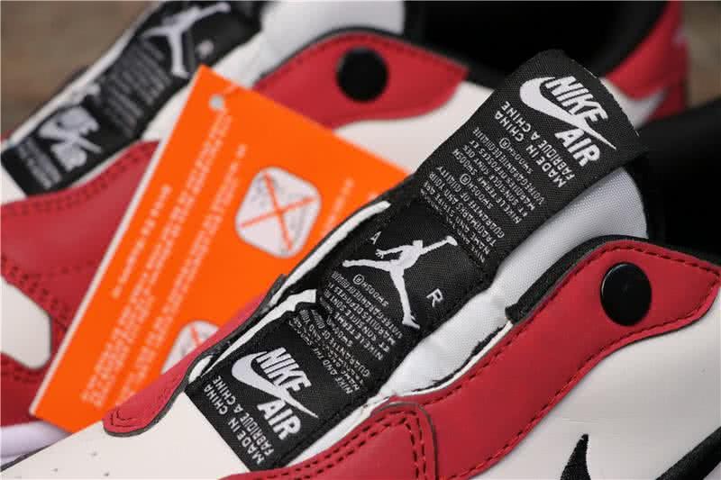 Air Jordan 1 RET Low Slip Shoes Red And Black Women/Men 6