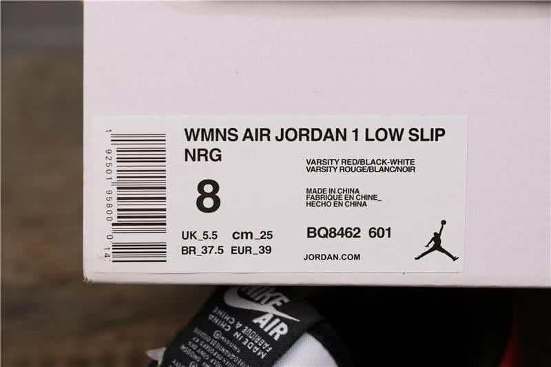 Air Jordan 1 RET Low Slip Shoes Red And Black Women/Men 9