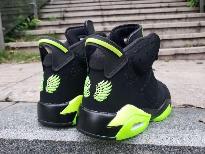 Air Jordan 6 Green And Black Men 2