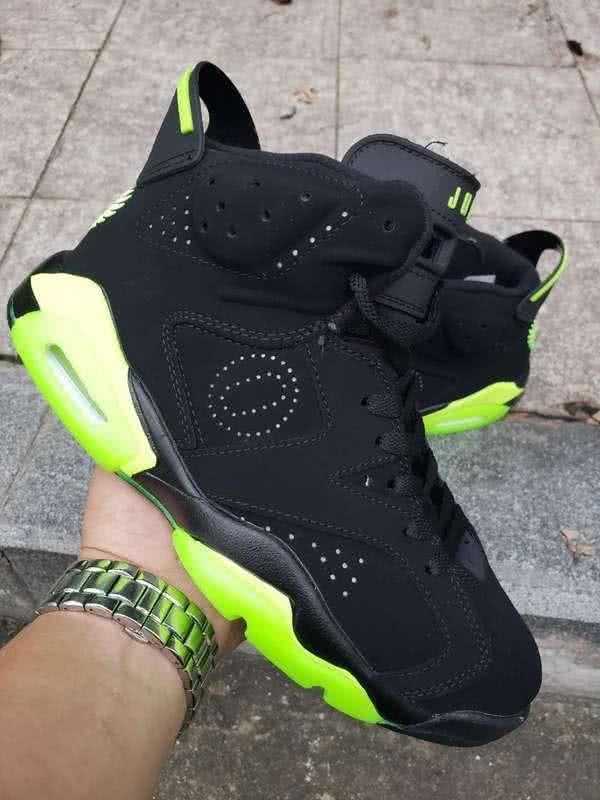 Air Jordan 6 Green And Black Men 3