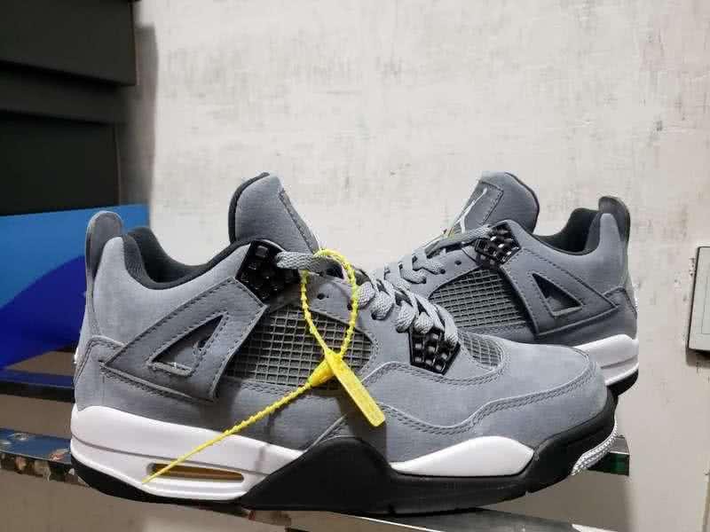Air Jordan 4 Shoes Grey Men 5
