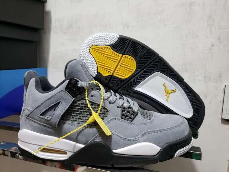 Air Jordan 4 Shoes Grey Men 1