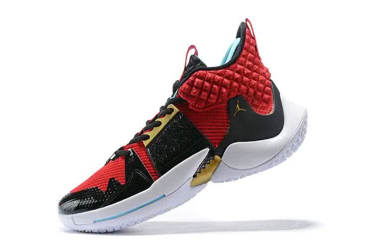Air Jordan 1 Shoes Black Red And White Men 7